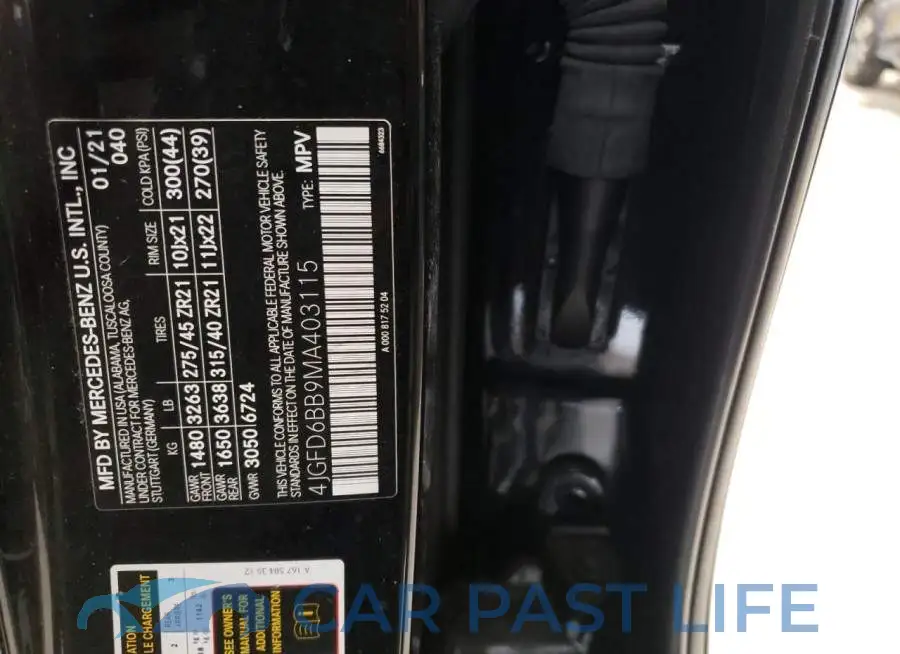 4JGFD6BB9MA403115# 14