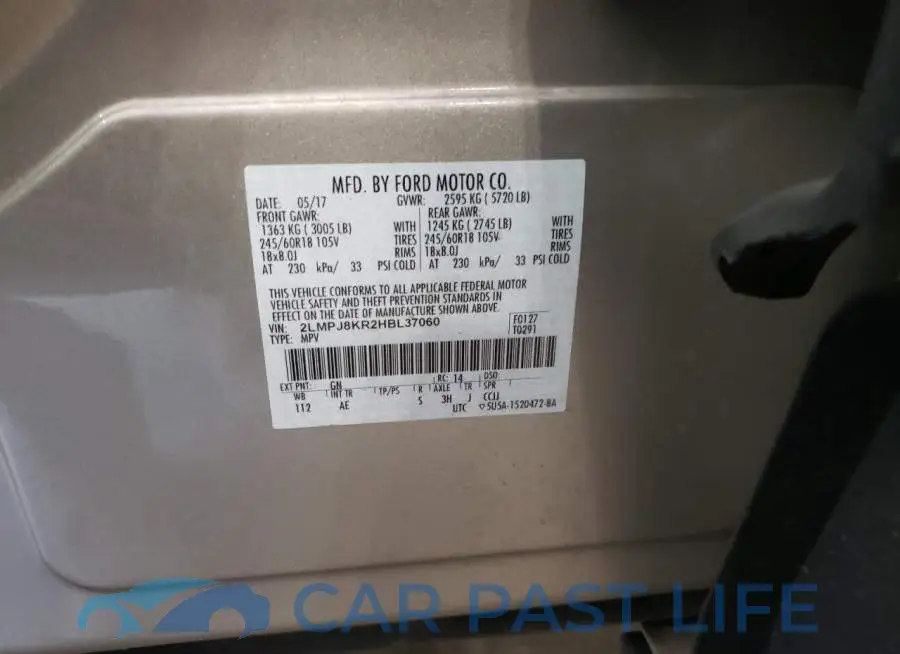 2LMPJ8KR2HBL37060# 13