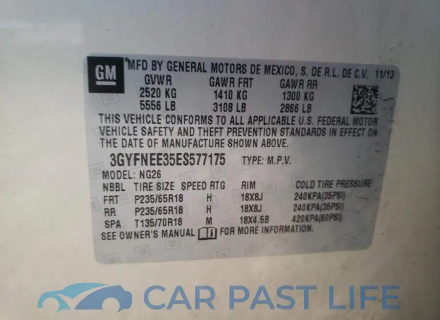 3GYFNEE35ES577175# 13