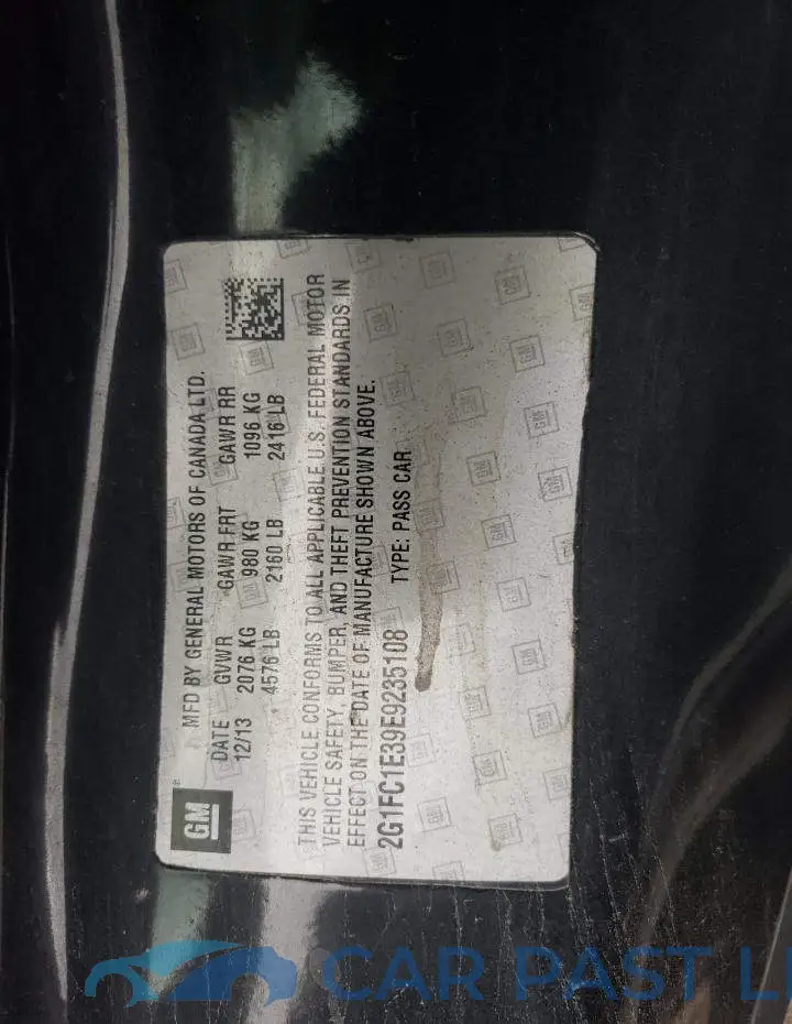 2G1FC1E39E9235108# 13