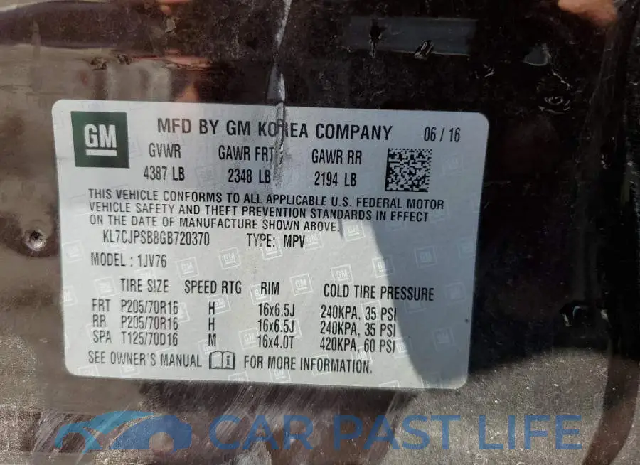 KL7CJPSB8GB720370# 12
