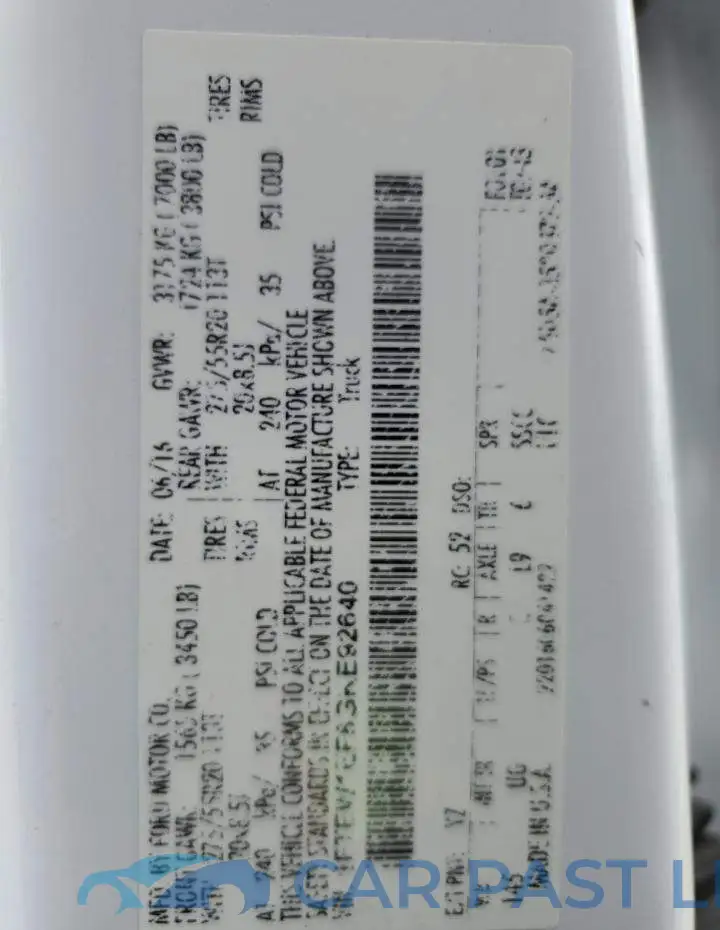 1FTEW1EF8GKE92640# 12