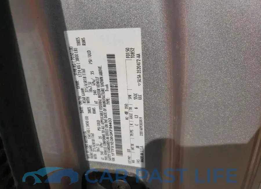 1FTFX1EG6GKF94433# 12