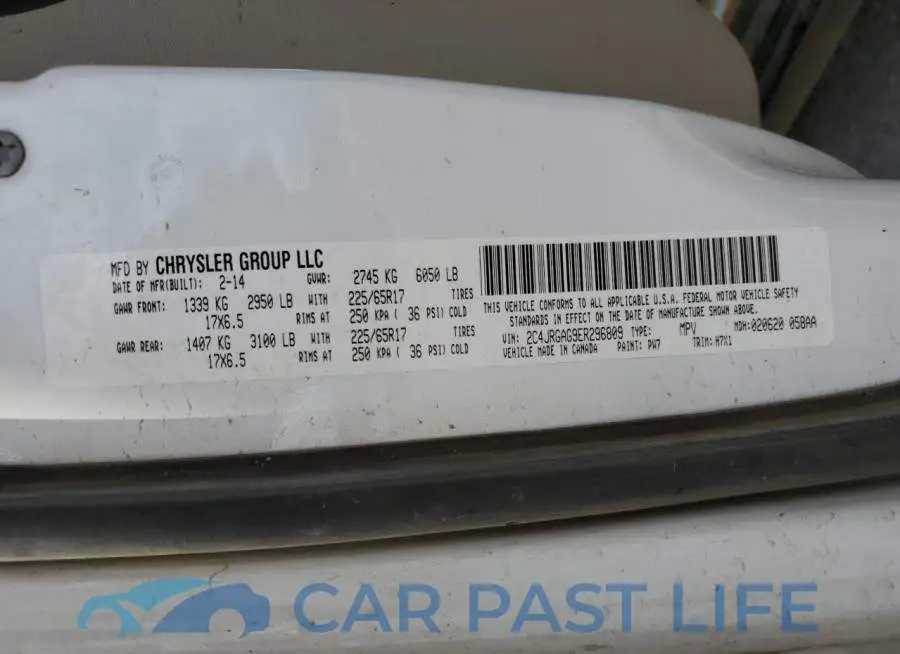 2C4JRGAG9ER296809# 13