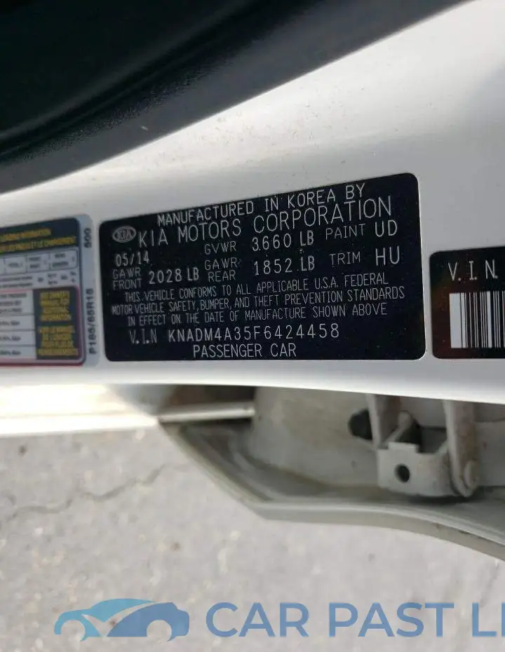 KNADM4A35F6424458# 12