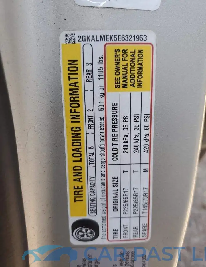 2GKALMEK5E6321953# 13