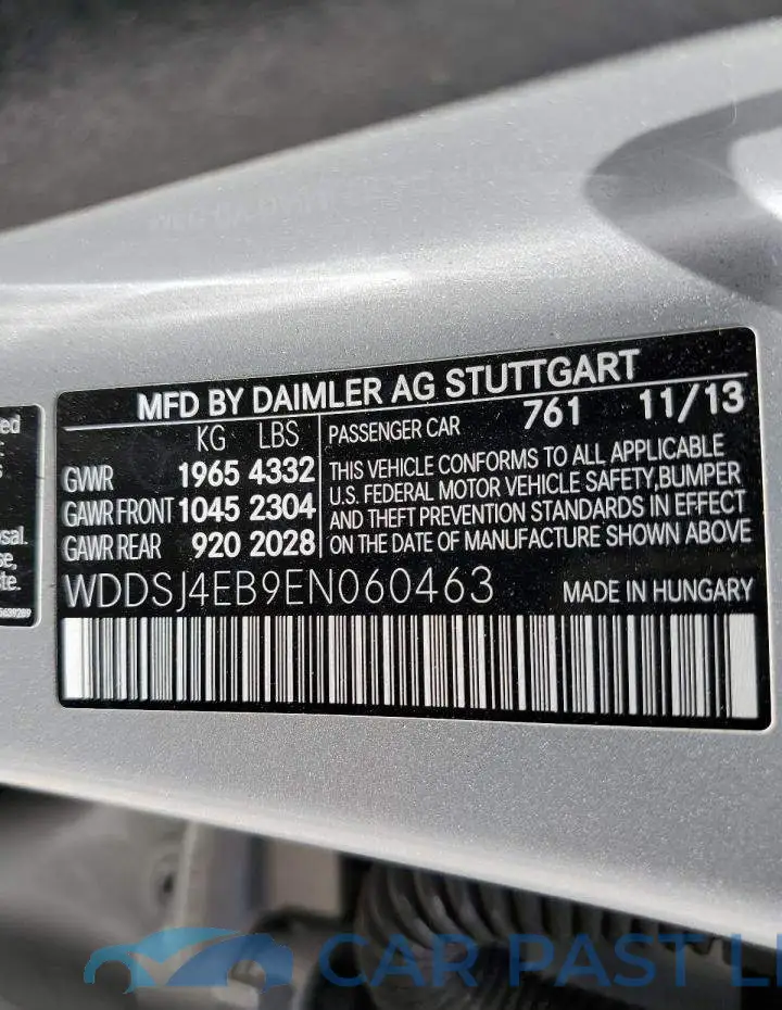 WDDSJ4EB9EN060463# 13