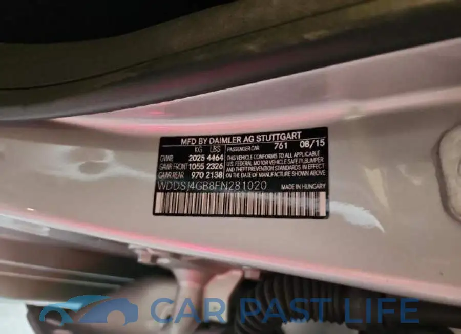 WDDSJ4GB8FN281020# 10