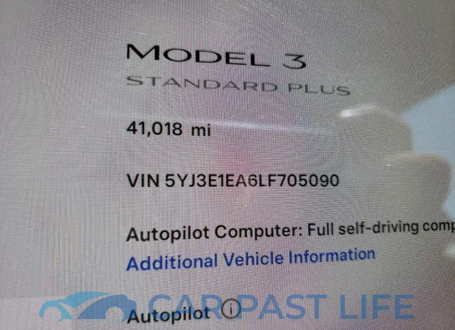 5YJ3E1EA6LF705090# 9