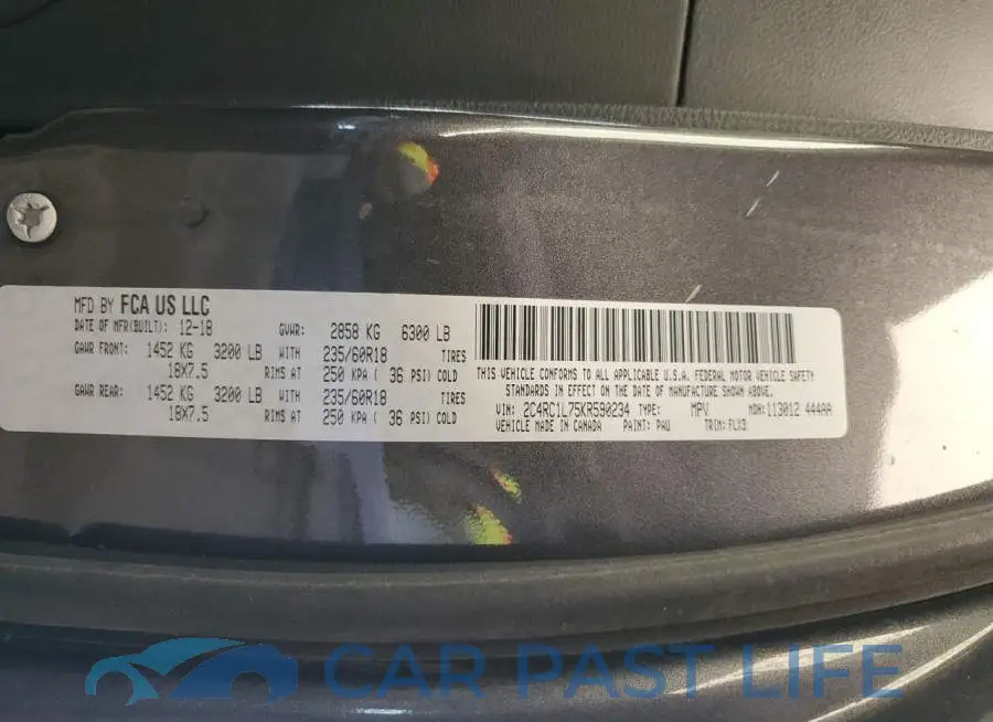 2C4RC1L75KR590234# 13
