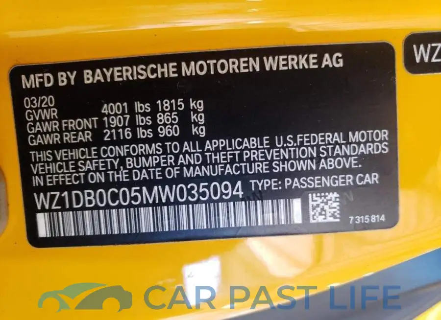 WZ1DB0C05MW035094# 12