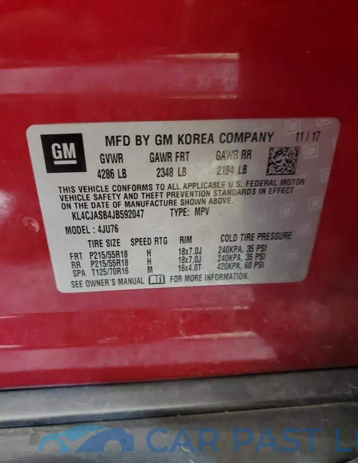 KL4CJASB4JB592047# 13