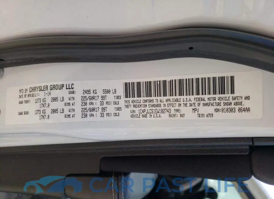 1C4PJLCS1EW182743# 13