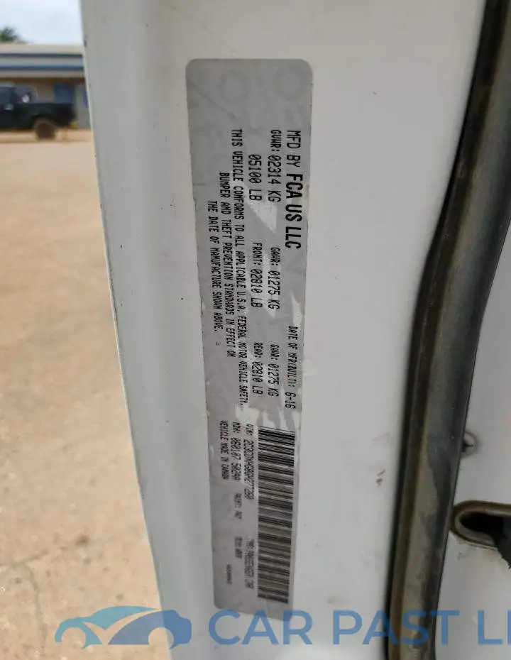 2C3CDXHG8GH277260# 12