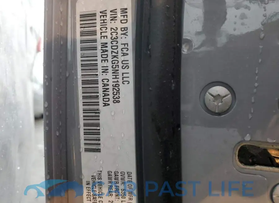 2C3CDZKG5NH192538# 12