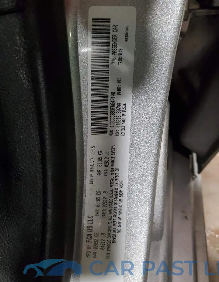 1C3CCCBB3FN647108# 13