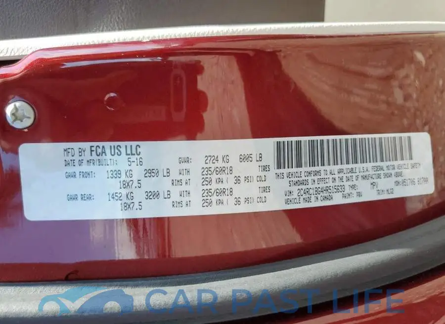 2C4RC1BG4HR515633# 14