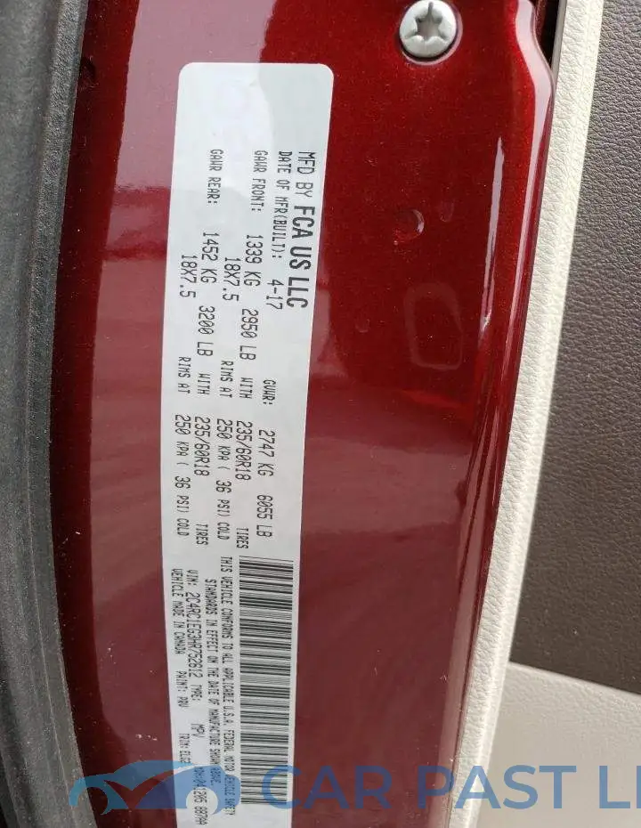 2C4RC1EG3HR752612# 14