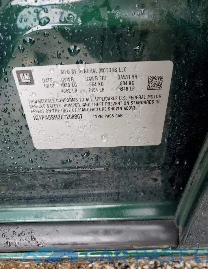 1G1PA5SH2E7208867# 12