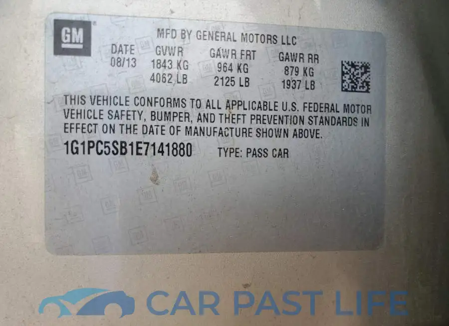 1G1PC5SB1E7141880# 12