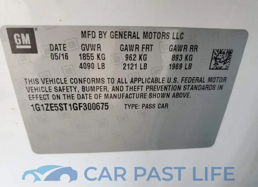 1G1ZE5ST1GF300675# 12