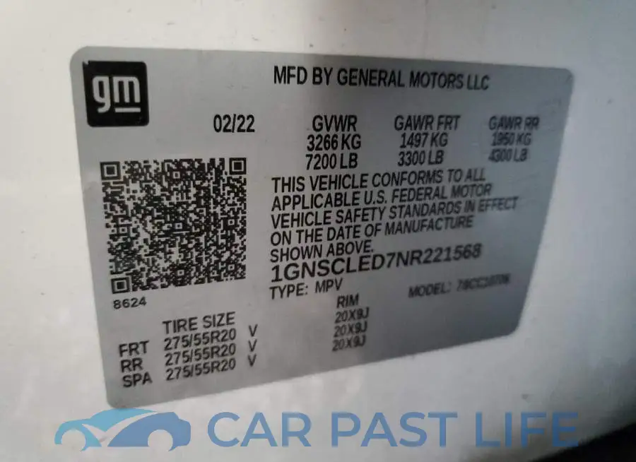 1GNSCLED7NR221568# 14