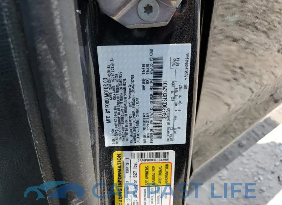 3FA6P0CD3LR232901# 12