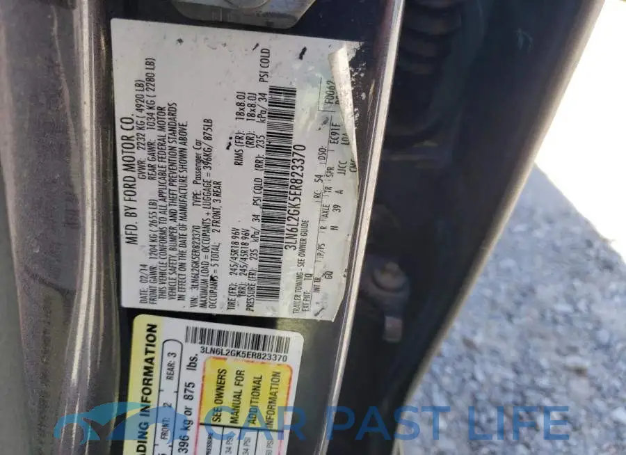 3LN6L2GK5ER823370# 12