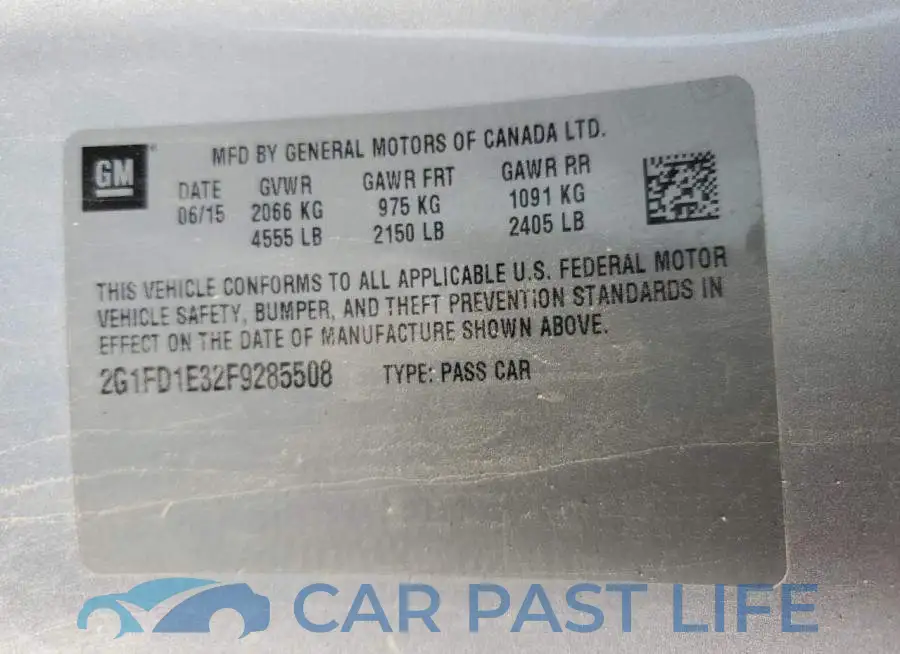 2G1FD1E32F9285508# 12