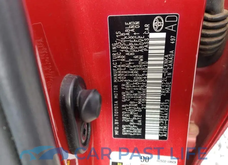 2T1BURHE2FC421010# 12