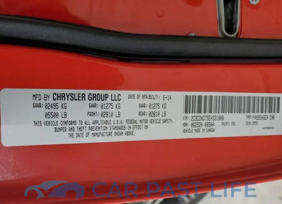 2C3CDXDT5EH331808# 12