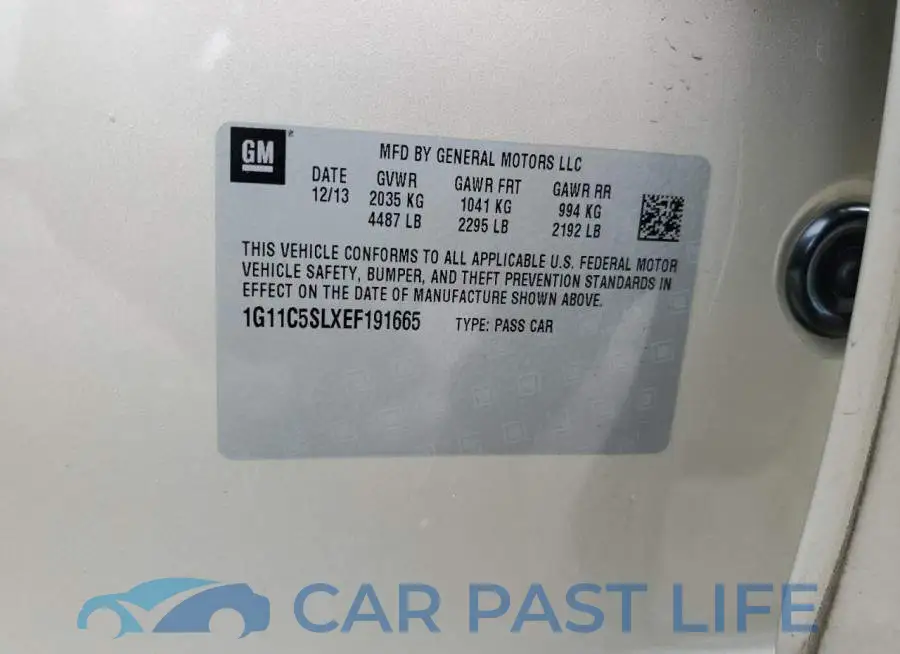 1G11C5SLXEF191665# 12