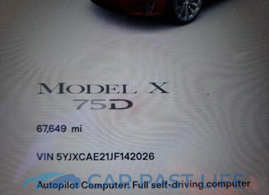 5YJXCAE21JF142026# 9
