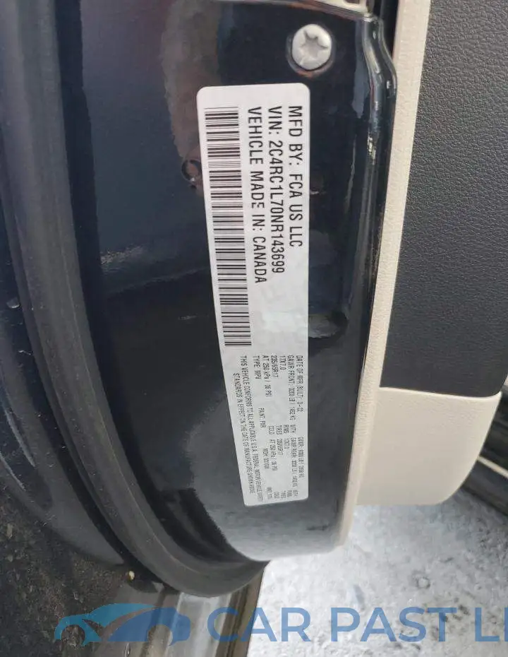 2C4RC1L70NR143699# 14