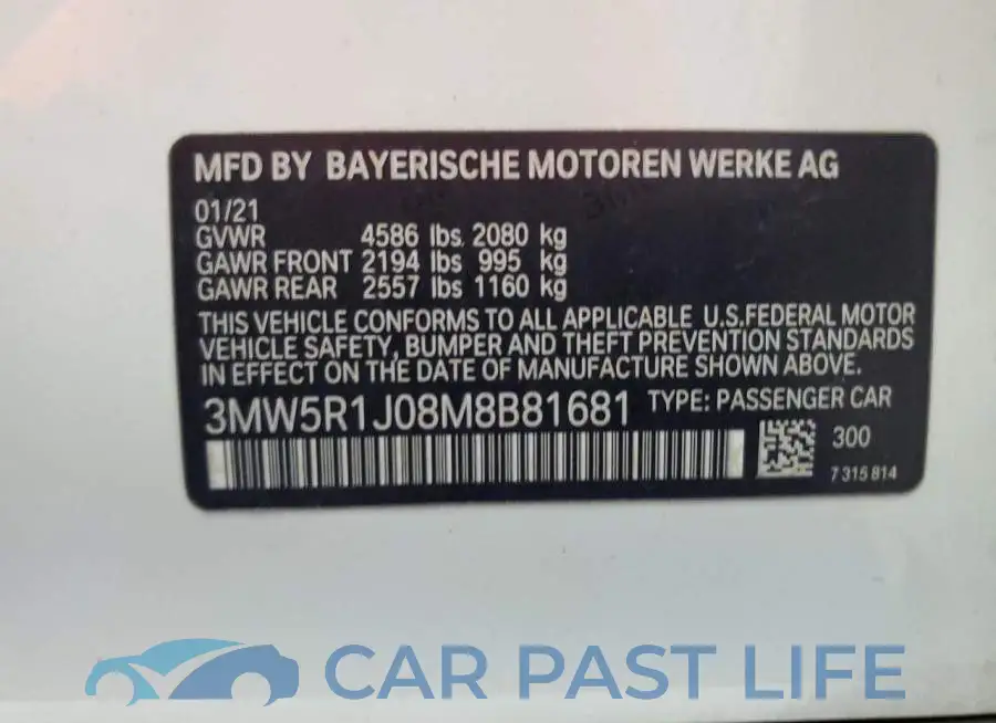 3MW5R1J08M8B81681# 12