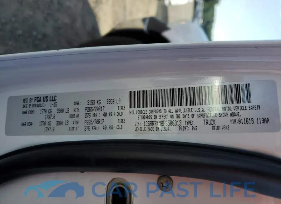 1C6RR7KM8FS586313# 12