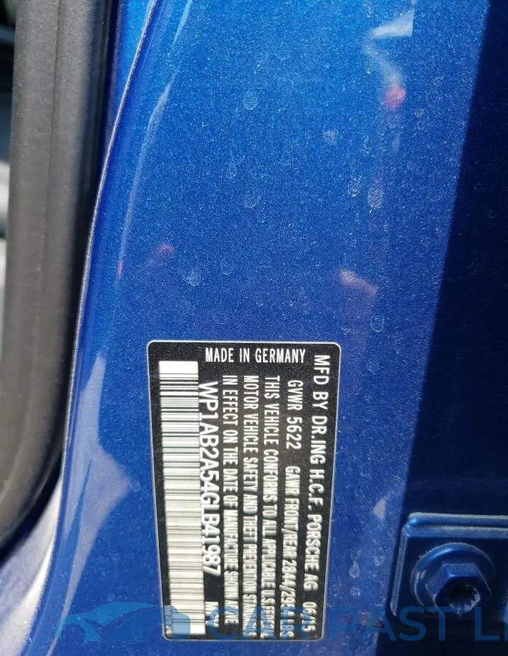 WP1AB2A54GLB41987# 12