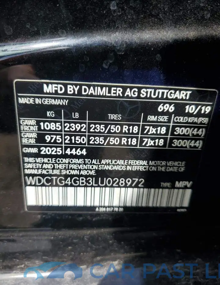 WDCTG4GB3LU028972# 13
