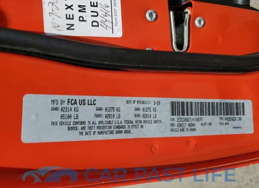 2C3CDXBG7LH149675# 12
