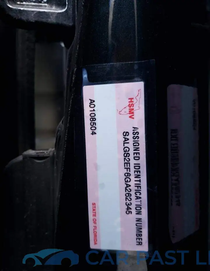 SALGS2EF6GA262345# 13