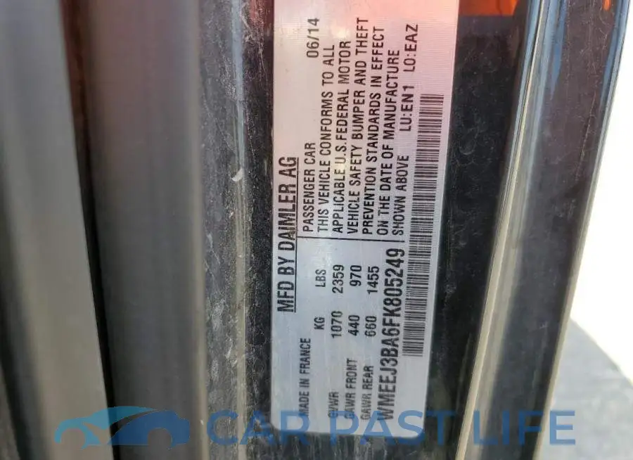 WMEEJ3BA6FK805249# 12