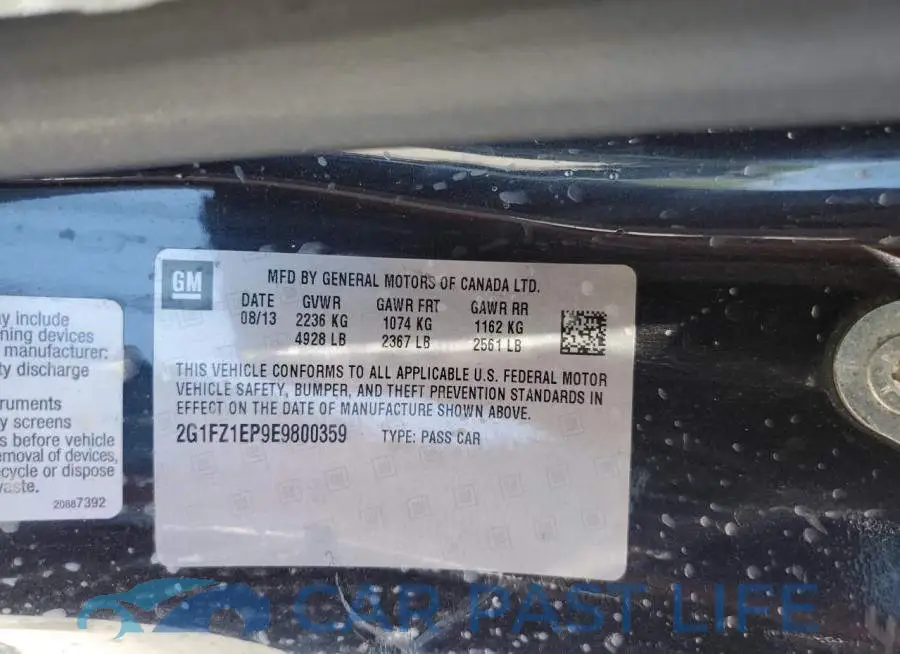 2G1FZ1EP9E9800359# 13