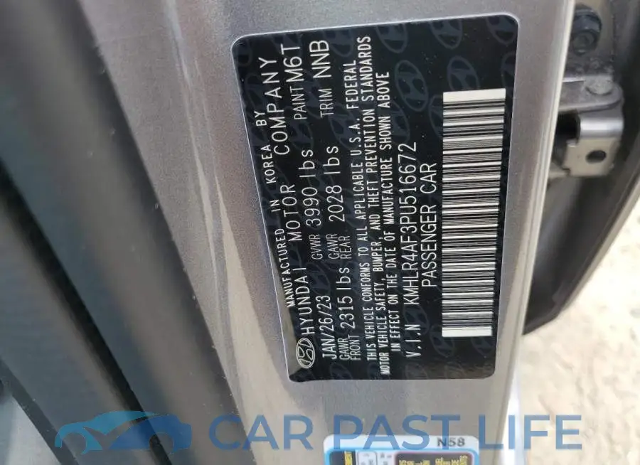 KMHLR4AF3PU516672# 13