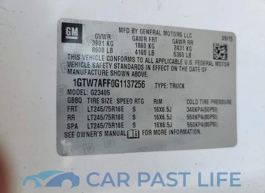 1GTW7AFF0G1137256# 13
