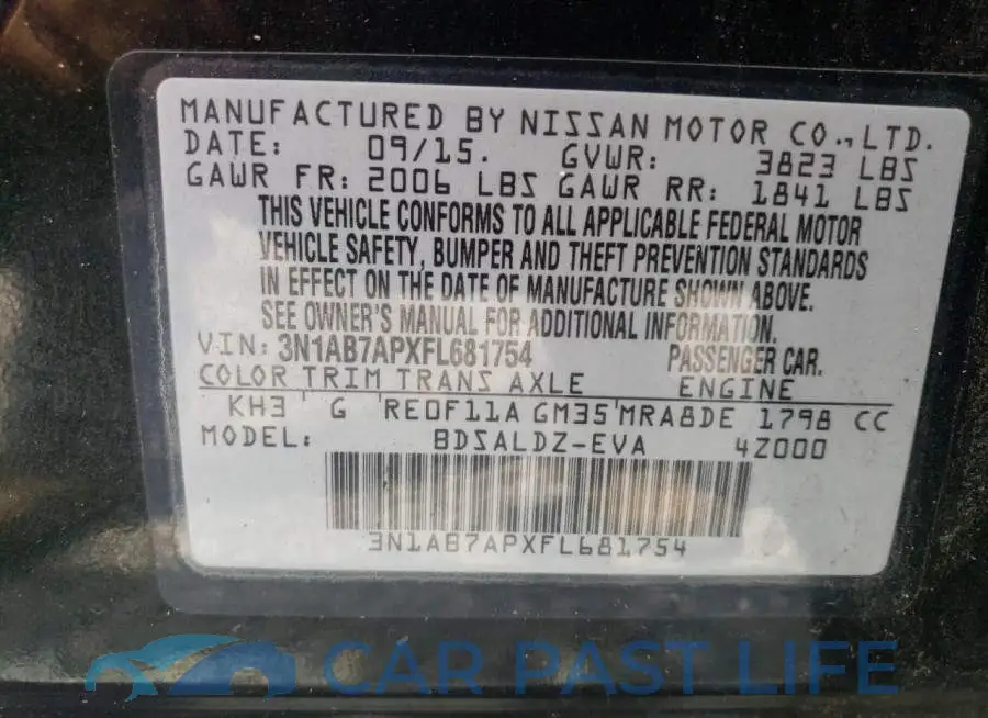 3N1AB7APXFL681754# 12