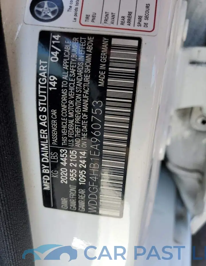 WDDGF4HB1EA960753# 12