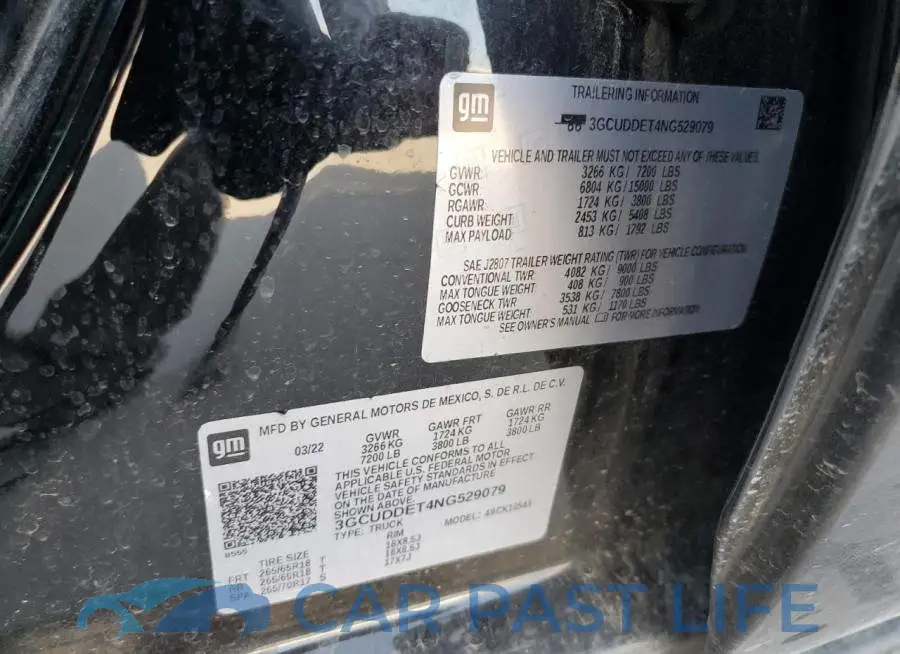 3GCUDDET4NG529079# 12