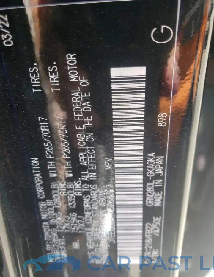 JTEEU5JR7N5268327# 13