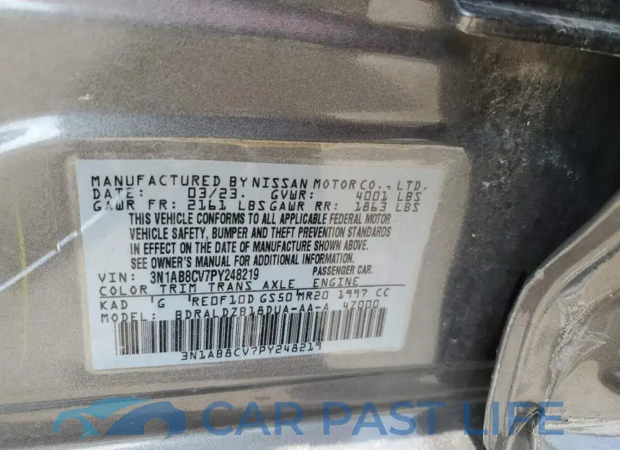 3N1AB8CV7PY248219# 12