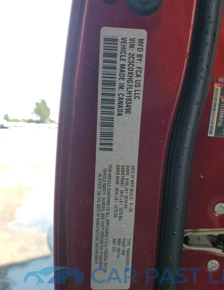 2C3CDXHG7LH193490# 13